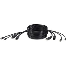 Belkin TAA DUAL DP/USB/AUD SKVM CBL, DP M/M; USB A/B, 6' picture
