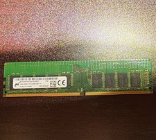 Micron 16GB DDR4-2400 PC4-2400T UDIMM Unbuffered RAM MTA8ASF2G72AZ (Tested) picture