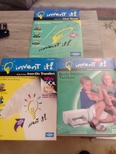 NOS Hammermill Ready to Print  Invent It Iron-on Transfers 3 Packs New  picture