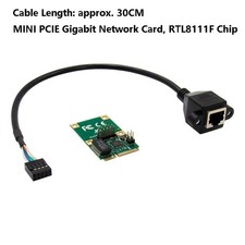 Mpcie Mini PCIe Gigabit Network Card Desktop Computer Mini 1000M Wired RJ45 New picture