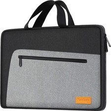 Slim Durable Laptop Sleeve Case for 14 inch MacBook Pro, HP, Dell, Acer, Black/G picture