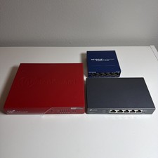 WatchGuard XTM 2 Firewall - TP Link Router and Netgear Switch -No Power Supply- picture