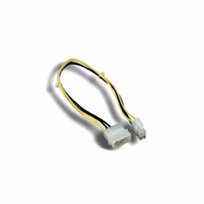 Kentek 15 Inch Molex 5.25 to P4 ATX12V Cable for Power Supply Motherboard 4 Pin picture