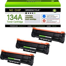 GREENCYCLE 3PK W1340A Toner Cartridge Fit For HP 134A M209dwe MFP M234sdn NoChip picture