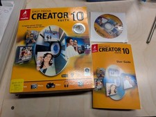 ROXIO EASY MEDIA CREATOR SUITE 10 SOFTWARE CD BOOKLET USER GUIDE USED  CONDITION picture