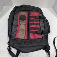 Marvel Deadpool Tactical Laptop Backpack Black Maroon Utility Bag 18in picture