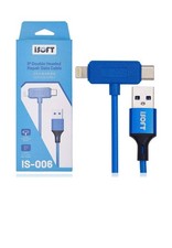 USB C And Lightening IS-006 Dual Interface Repair Data Cable For iPhone (ISOFT) picture