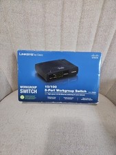 Linksys EZXS55W EtherFast 10/100 5-Port Ethernet Switch  v4.2 with Power Adapter picture
