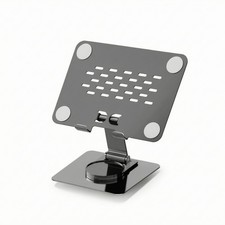 Desktop Tablet Stand Metal Tablet Stand Featuring Rotating Base for Desk picture