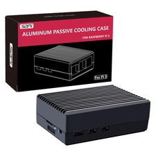 GeeekPi Aluminum Case for Raspberry Pi 5, Passive Cooling Black,  picture