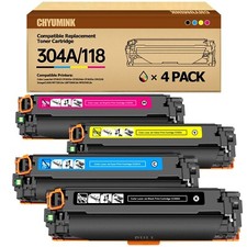 Compatible for 304A CC530A CC531A CC532A CC533A Toner Cartridges for use with... picture