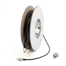 492.1ft OM3 Multimode 2 Core LC to LC Armored  Fiber Optic Patch Cable TPU picture