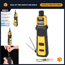 Impact Punchdown Tool with 66/110 Blade, Adjustable Force, CAT Cable Connector, picture