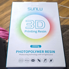 SUNLU 3D Printing Photopolymer Resin 2000g Standard Solid Orange picture