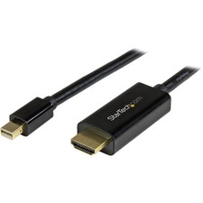 StarTech.com 3ft (1m) Mini DisplayPort to HDMI Cable - 4K 30Hz Video - mDP to picture
