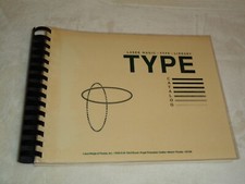 Laser Magic Type Library Rare Vintage Original Font Type Catalog Publication picture