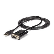 USB to Serial RS232 Adapter 6ft Null Modem TAA Compliant USB to RS232 Converter picture