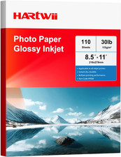 Thin Glossy Inkjet Paper 8.5X11 Inches, 110 Sheets Brochure Paper, 115Gsm Photo picture