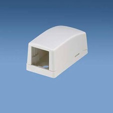 NEW Panduit CBX1WH-A Multimedia Outlet Housing Low Profile Surface White 1-Ports picture