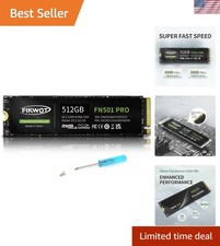 FN501 Pro 512GB M.2 PCIe SSD - Unleash Speed with 3,500MB/s & 3- picture