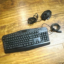 Redragon Wired USB Gaming Keyboard + M809 Mouse Bundle Black 10000 DPI picture