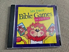 MY FIRST BIBLE GAMES PC/MAC, BINGO/DOMINOS/MATCH/BIBLELAND 1997 Christian picture