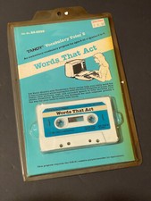TANDY Vocabulary Tutor 2 Words that ACT Cassette 26-2569 NEW VINTAGE LAST ONE picture