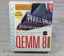 Quarterdeck QEMM 8 Upgrade Software for DOS Windows 3.1 95 3.5