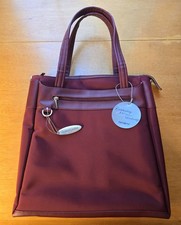 Samsonite Camelot Vertical Laptop Tote Bag Ruby Red Microfiber 16