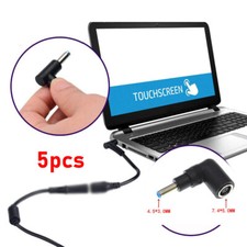 5Pcs DC Power Adapter 7.4x5.0mm Female to 4.5x3.0mm Male Central Pin For HP Dell picture