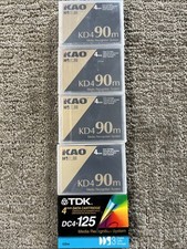 TDK 4mm Data Cartridge DC4-125 KAO KD490m DDS Media Recognition System Lot Read picture