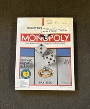 1989 Virgin Leisure Genius MONOPOLY Parker Brothers Computer PC Big Box NEW picture