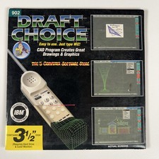 Vintage Wiz Draft Choice Ver 2.0 CAD Software IBM PC 3.5 Floppy 1994 picture