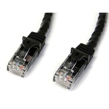 Startech N6Patch35Bk 35Ft Black Cat6 Ethernet Cable Snagless Rj45 Utp Patch picture
