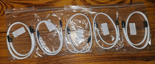 5 Pack - 50CM SATA3 Data Cable 6Gb/s SSD Cables (White) picture