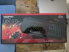Alpha Gaming Recon Semi-Mechanical Gaming Keyboard LED Backlit Black QWERTY picture