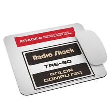 TRS-80 Color Computer  Mouse Pad - Retro CoCo 80s Tech Gaming Mat 9.5