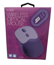 BYTECH Wireless Optical Mouse 2.4 Purple - For Windows & Apple picture