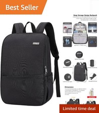 Elegant Deep Storage Business Backpack with Hidden Anti-Theft Pocket for Travel picture