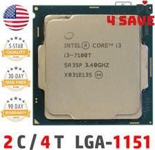 7th Gen Intel Core i3-7100T CPU 3.40 GHz 3MB LGA-1151 Kaby Lake Processor SR35P picture