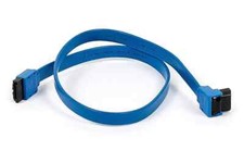 FOXCONN Internal 24in 2ft SATA Cable Flat Straight-Right Angle for HDD/SDD/DVD picture