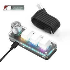 LUKCOZMO Macro Pad Macropad Macro Programmable Keypad Custom 3-Key Mini Mechanic picture