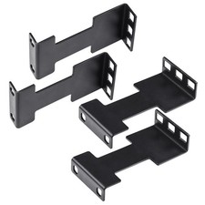 4 PCS 1U Server Rack Depth Extender Kit 4 Inch Recessed Mount Adapter picture