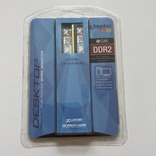 Kingston 2GB DDR2 800MHz PC2-6400 Desktop RAM KVR800D2K2/2GR New Sealed picture