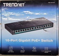 TPE-TG161H - BRAND NEW TRENDnet TPE-TG161H, 16-Port Gigabit PoE+ Switch picture