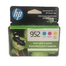 Genuine HP 952 Ink Cartridge-C/M/Y For HP 8725 8735 8745 Printers-OEM-3PK picture