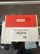 UNITEK USB 2.0 DP HDMI 4K KVM Switch picture
