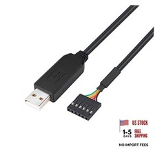 USB to TTL Serial 5V Adapter Cable with FTDI FT232RL Chip 6 Pin 0.1 inch picture