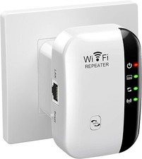 WiFi Range Extender Repeater, 300Mbps Wireless Router Signal Booster Amplifier picture