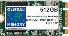 512GB M.2 2242 PCIe Gen3 x2 NVMe B+m KEY SSD NETGATE 4100/6100 SECURITY GATEWAY picture
